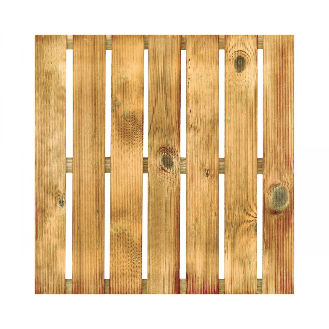 Holzfliese Kiefer geriffelt braun 50 x 50 cm ^ Sale