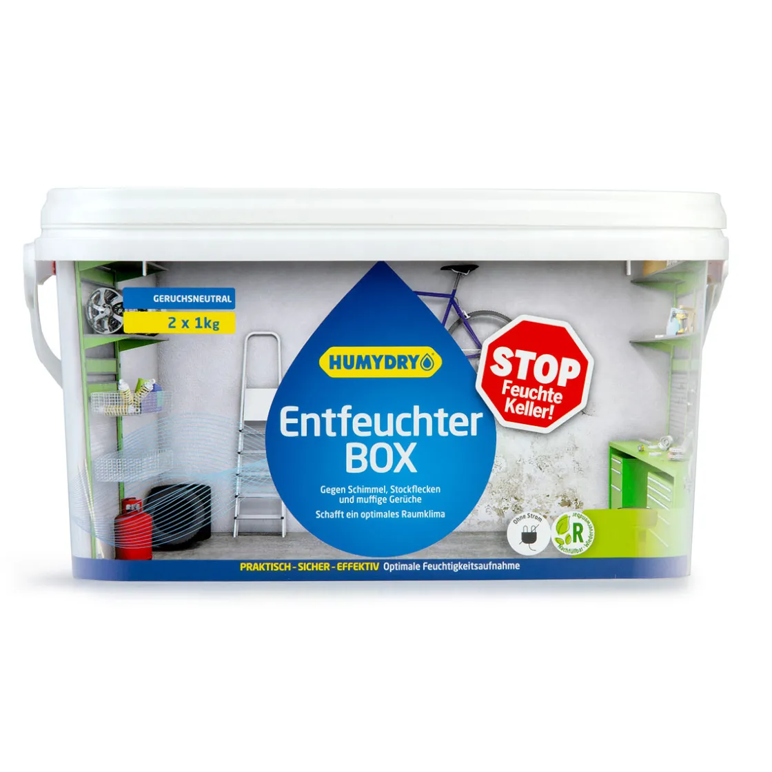 Entfeuchter Box 1 kg 2er Pack ^ Humydry Discount