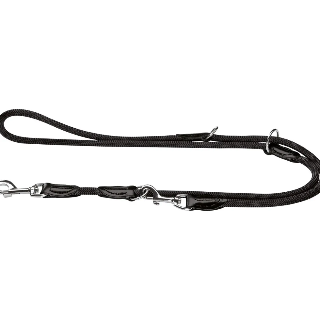 Führleine Freestyle schwarz 200 x 0,8 cm ^ Hunter