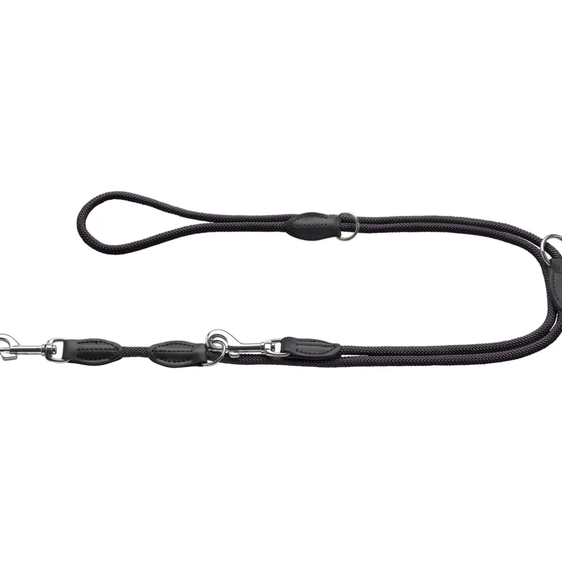 Führleine Freestyle schwarz 200 x 0,8 cm ^ Hunter