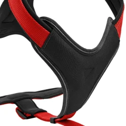 Hundegeschirr Neopren rot-schwarz Größe XS ^ Hunter Online