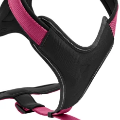 Hundegeschirr Neopren himbeer-schwarz Größe M1 ^ Hunter Clearance