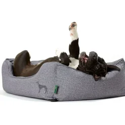 Hundesofa Boston grau 80 x 60 cm Größe M ^ Hunter New