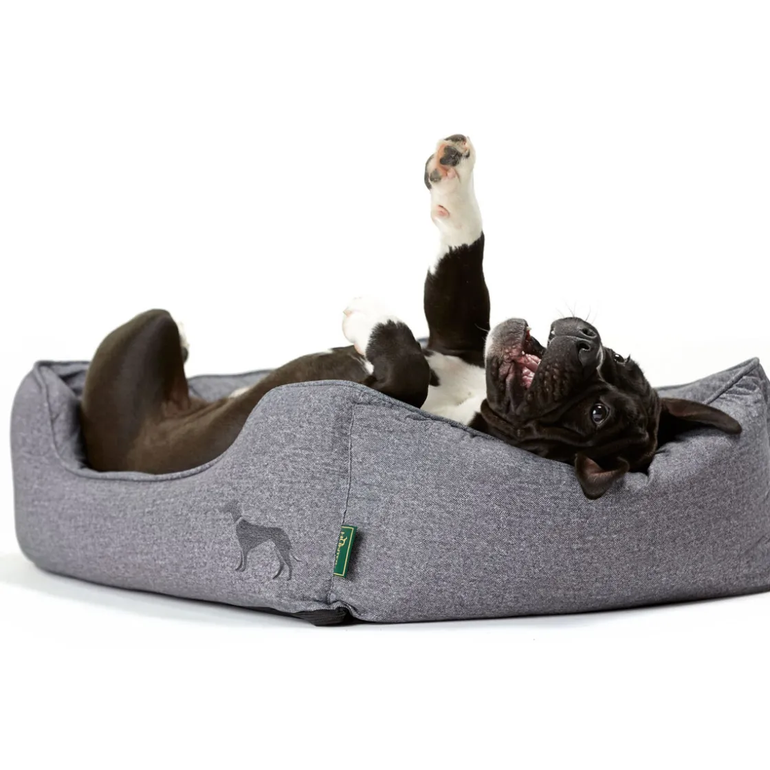 Hundesofa Boston grau 80 x 60 cm Größe M ^ Hunter New