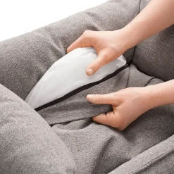 Hundesofa Prag grau 90 x 70 cm ^ Hunter Hot