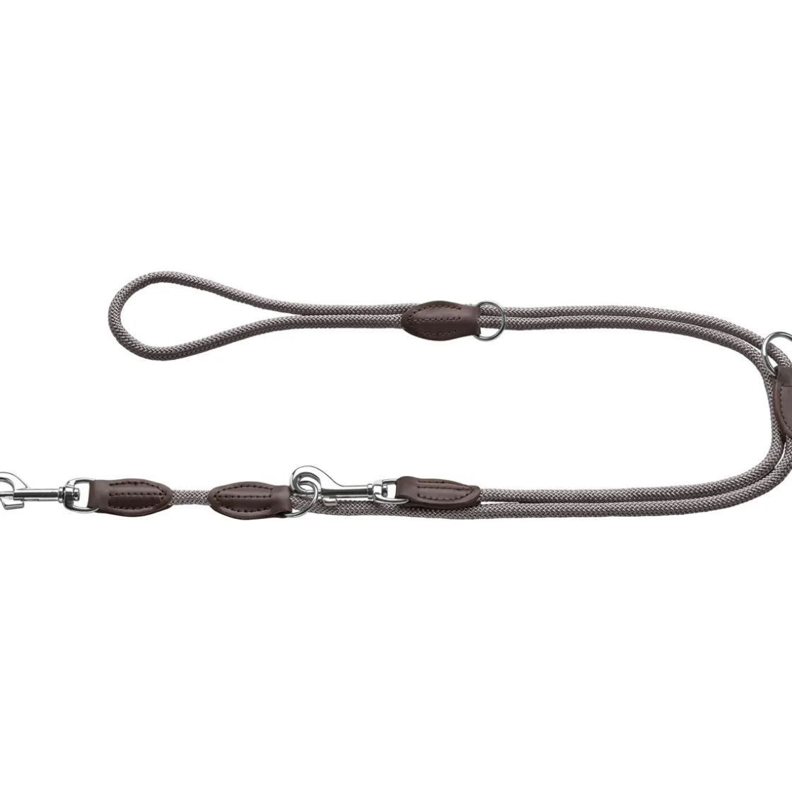 Verstellbare Führleine Freestyle grau 8 mm ^ Hunter Discount