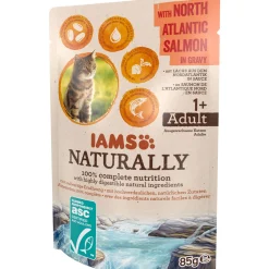 Nassfutter Naturally Katze Erwachsen Lachs 85 g ^ iams Outlet