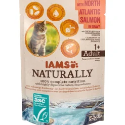 Nassfutter Naturally Katze Erwachsen Lachs 85 g ^ iams Outlet