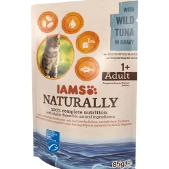 Nassfutter Naturally Katze Erwachsen Thunfisch 85 g ^ iams Hot