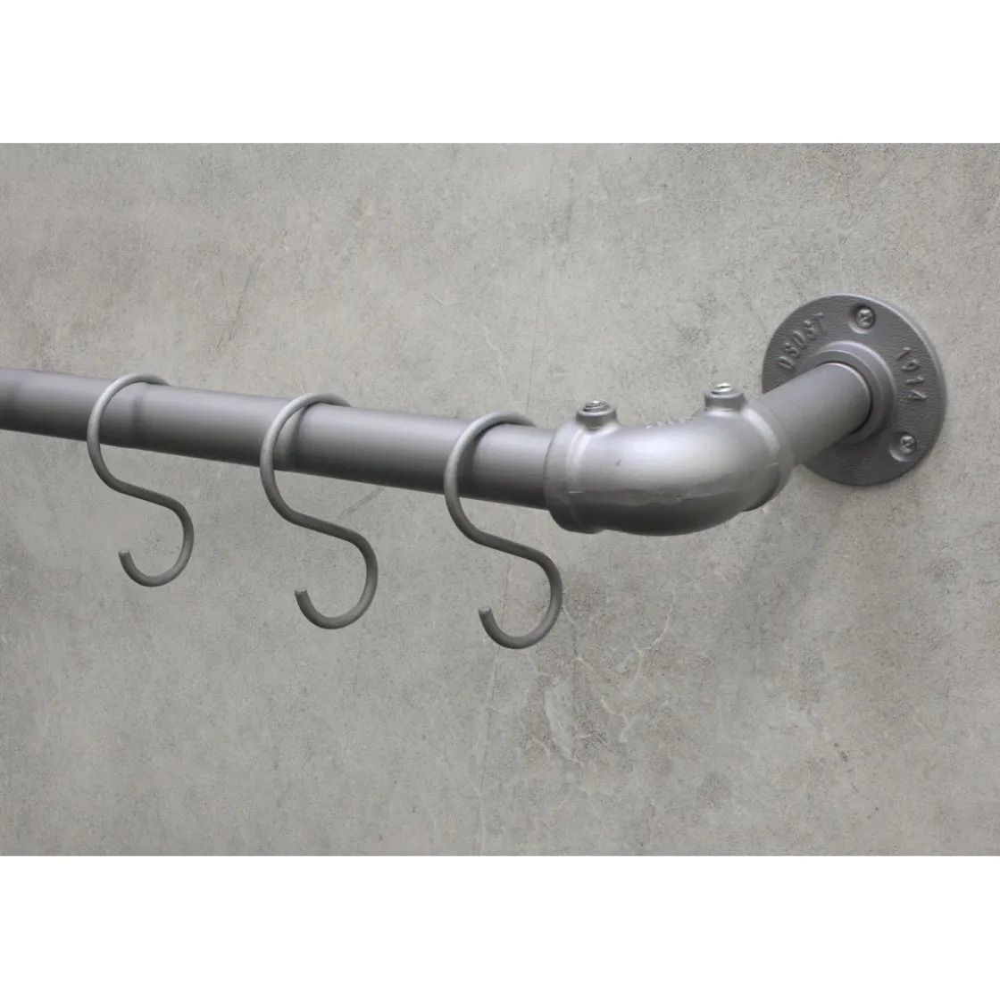 Ind. Home Stange silber 1,60m ^ Gardinia