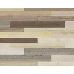 -FSC Barnwall Lombardy Wandverkleid.Paket 0,86 m2, 3 Breiten 120x15/12/9x1cm ^ Indo Outlet