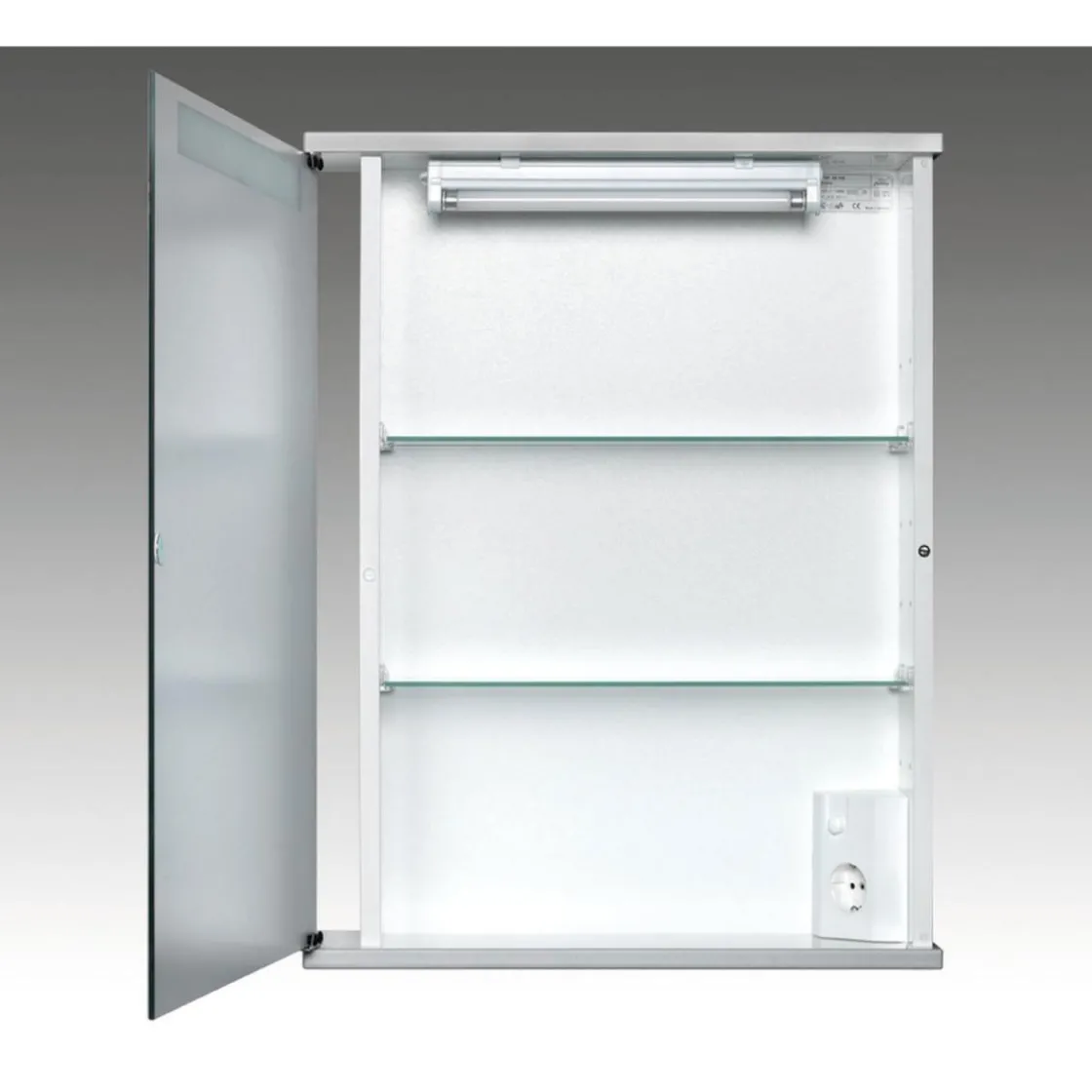 Leucht-Spiegelschrank Cento Front aluoptik ^ Jokey Hot