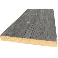 Altholz Brett sonnenverbrannt grau 1000 x 100-150 x 20 mm ^ JÜRGENS Clearance
