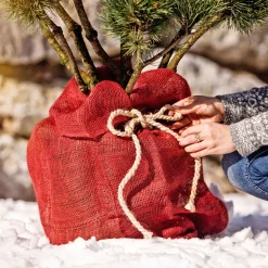 Jute-Sack 70x100 cm, rot ^ Windhager Best