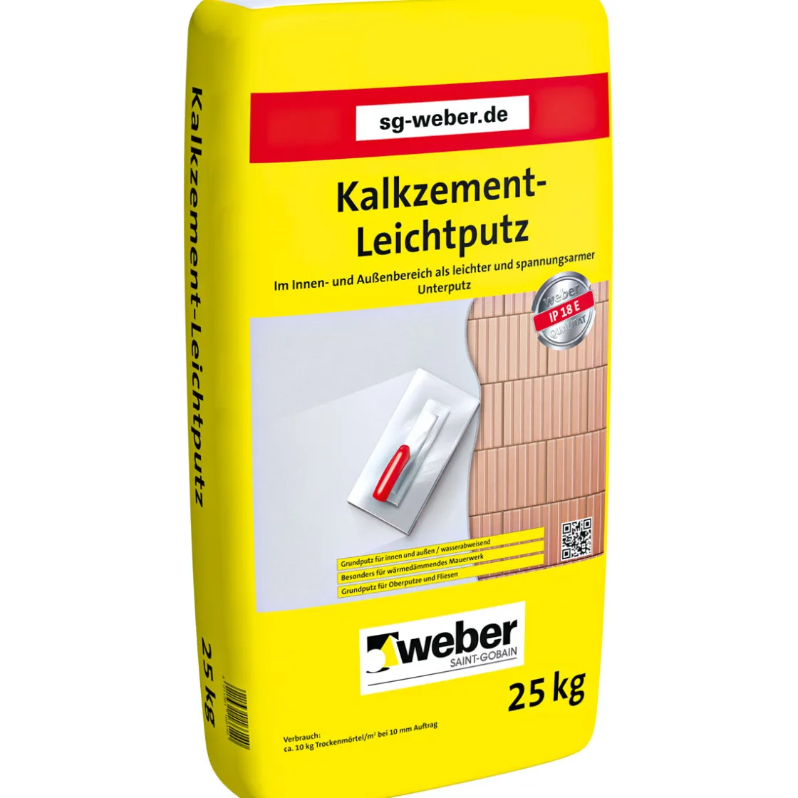 Kalk-Zement-Putz leicht IP18 25 kg ^ Clearance