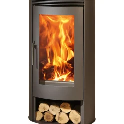 Kaminofen HELENA 8kWStahl schwarz Anschl. oben 150mm ^ Panadero Hot