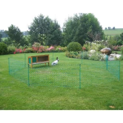 Kaninchennetz 12 m 65 cm Einzelspitze grün ^ Best