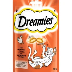 Katzensnack Dreamies mit Huhn 60 g ^ Sale