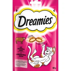 Katzensnack Dreamies mit Rind 60 g ^ Sale