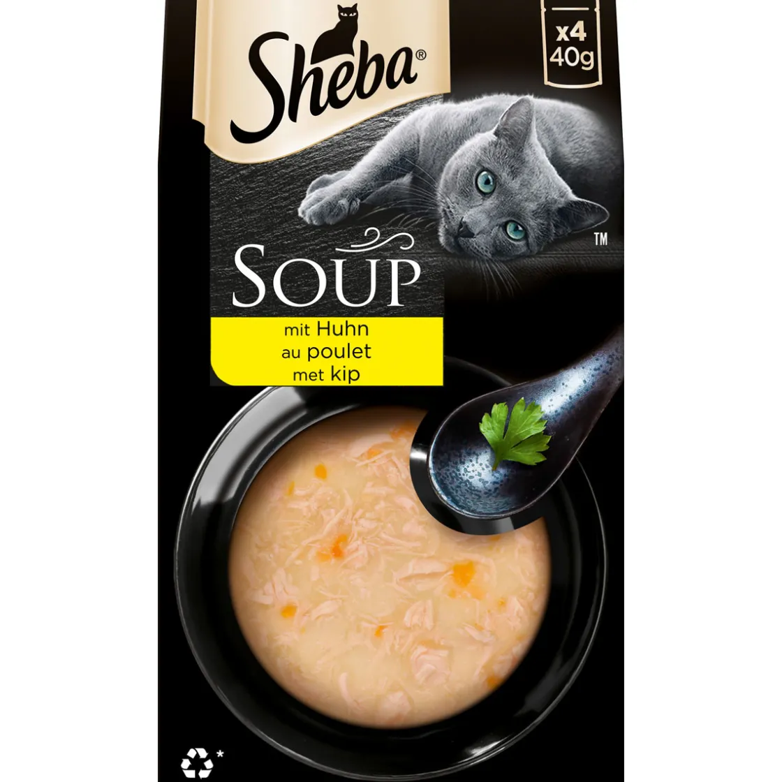 Katzensuppe mit Huhn 4 x 40 g ^ Online