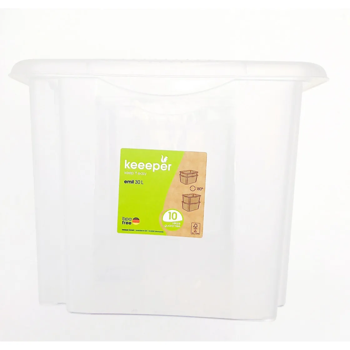 Aufbewahrungsbox Emil 45 x 27 x 35 cm 30 L ^ keeeper