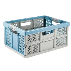 Klappbox Lea nordic blue 48,5 x 35 x 23,5 cm ^ keeeper New