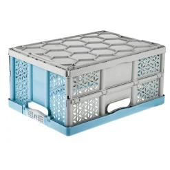 Klappbox Lea nordic blue 48,5 x 35 x 23,5 cm ^ keeeper New