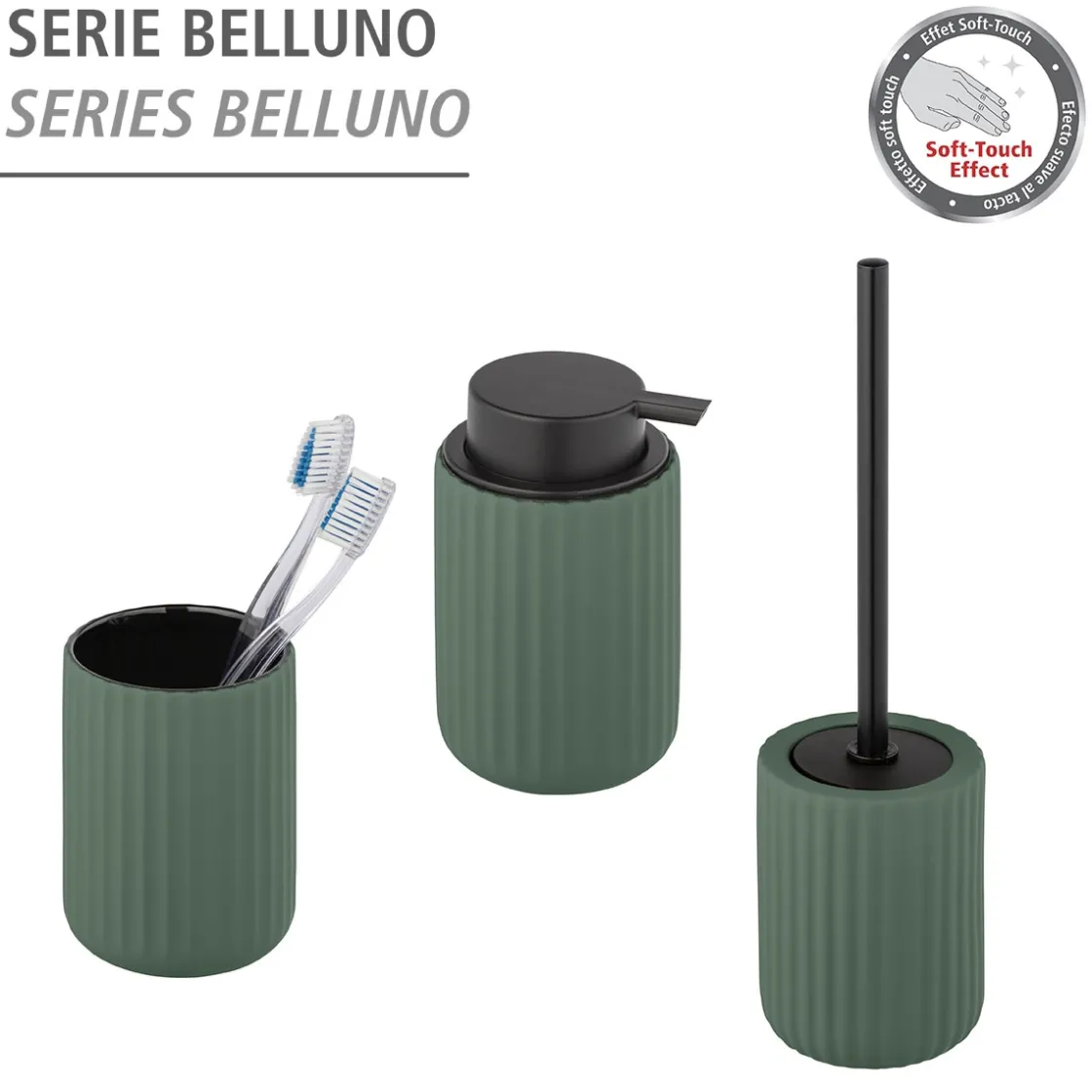 Keramik Seifenspender Mod. Belluno gruen ^ Wenko Online