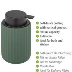 Keramik Seifenspender Mod. Belluno gruen ^ Wenko Online