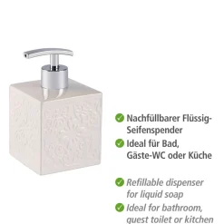 Keramik Seifenspender Mod. Cordoba,weiss ^ Wenko Online