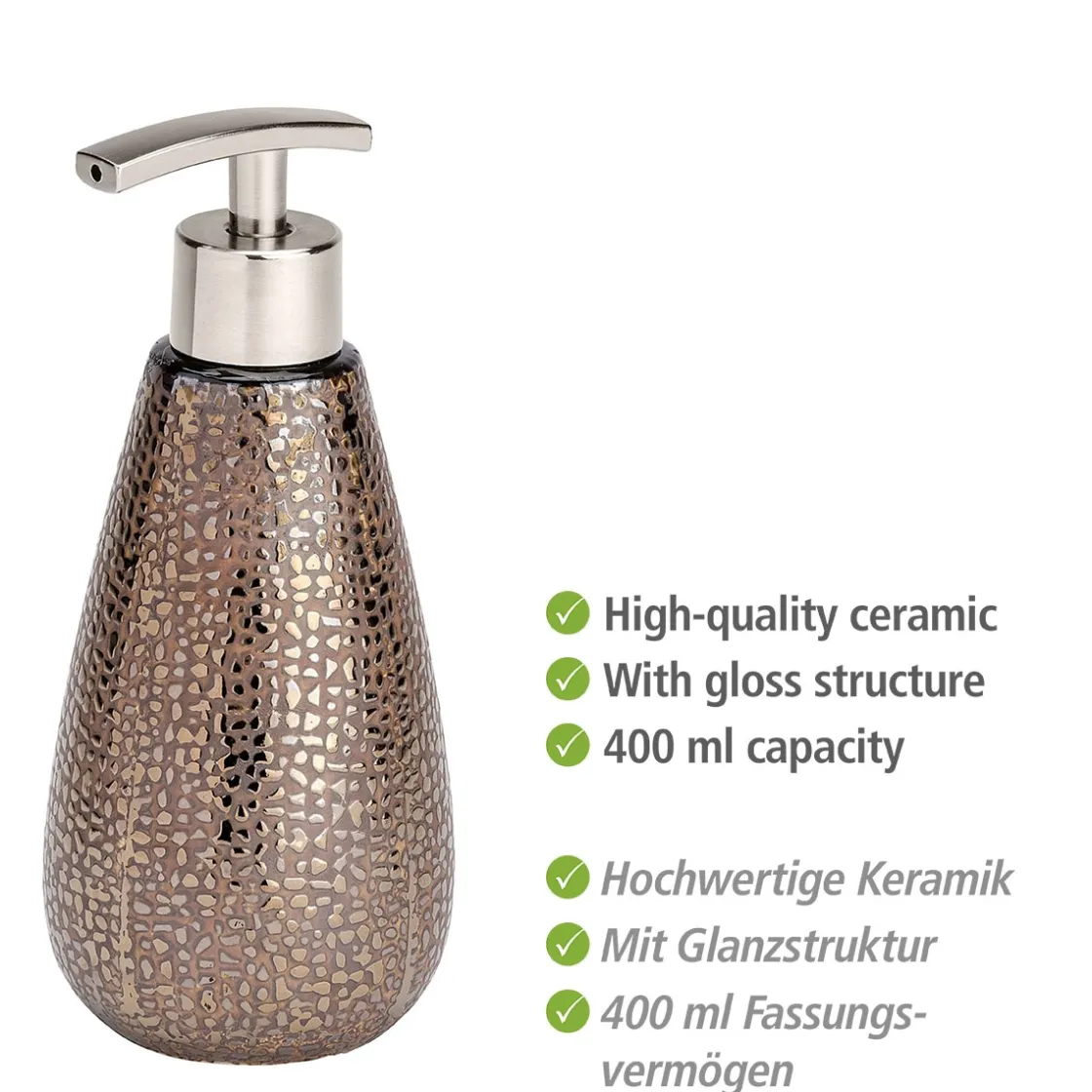 Keramik Seifenspender Mod. Marrakesh ^ Wenko Outlet