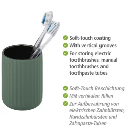 Keramik Zahnputzbecher Mod. Bellunogruen ^ Wenko New