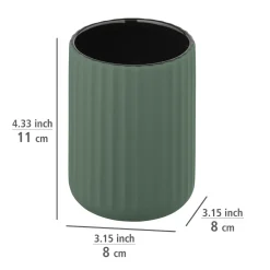 Keramik Zahnputzbecher Mod. Bellunogruen ^ Wenko New
