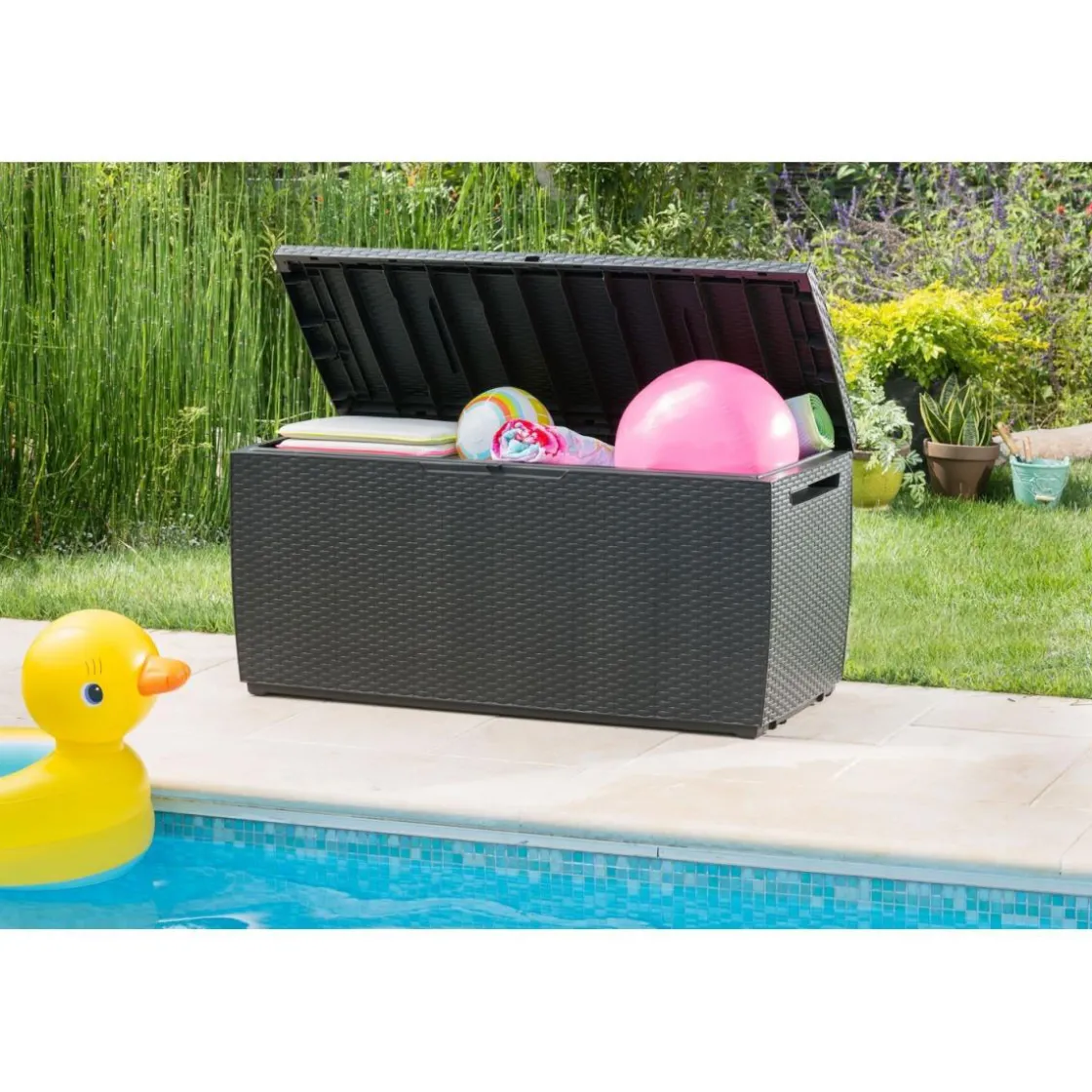 Aufbewahrungsbox Rattan Style Box Capri ^ Keter Online