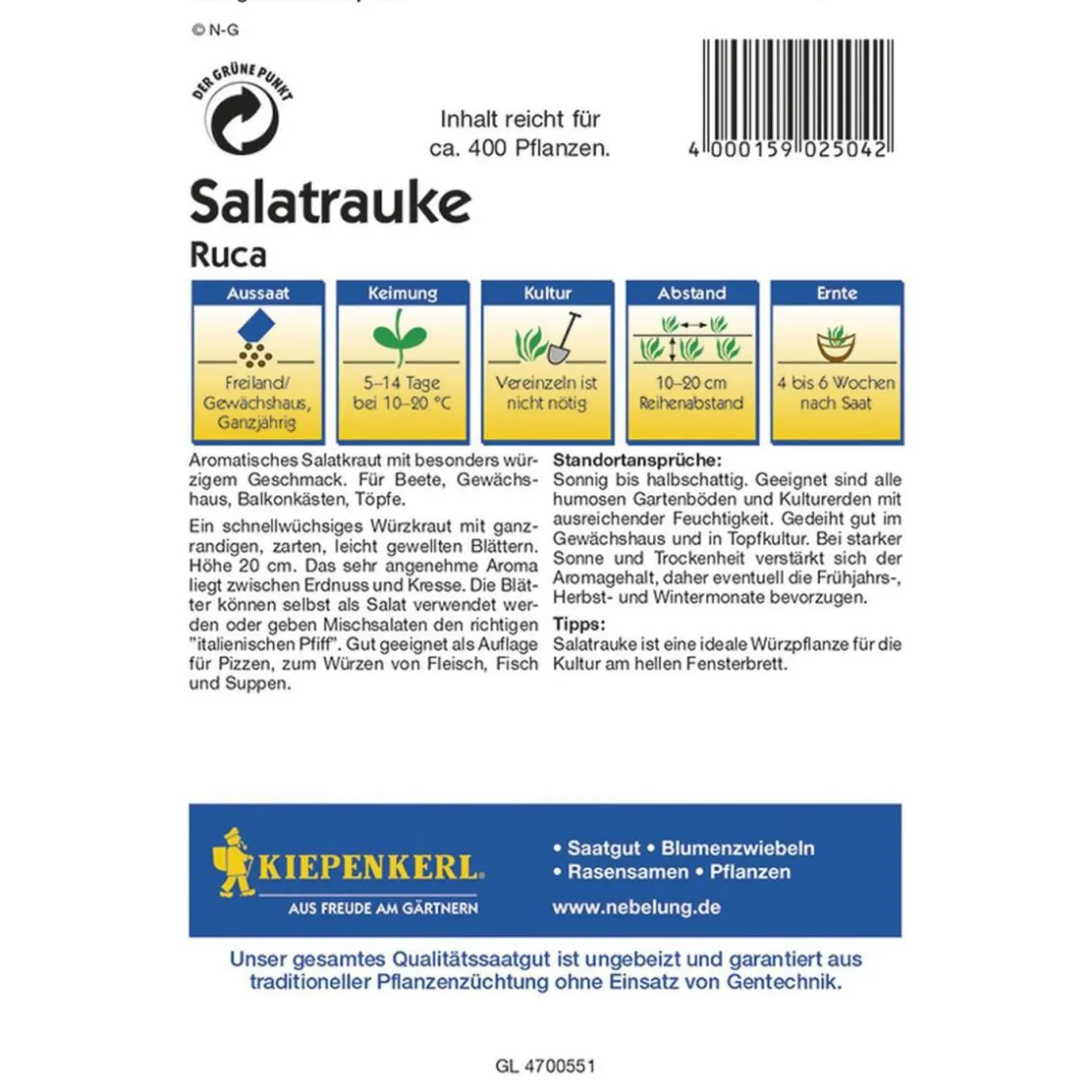 Salatrauke Ruca Profi-Line ^ Kiepenkerl