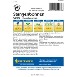Stangenbohne Cobra ^ Kiepenkerl Hot