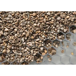 Kieswabe grau 80 x 60 cm ^ Clearance