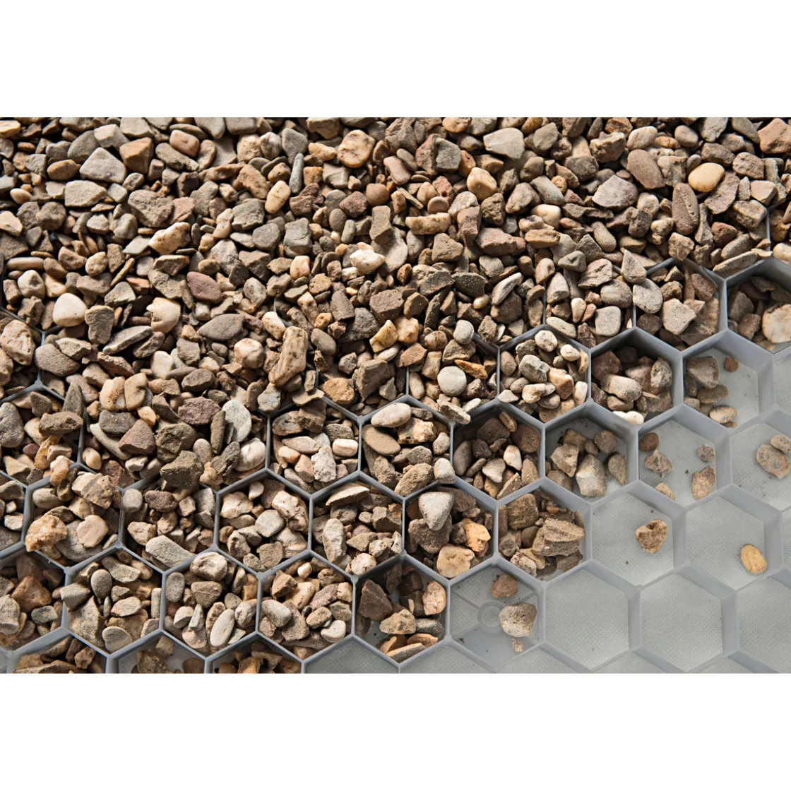 Kieswabe grau 80 x 60 cm ^ Clearance