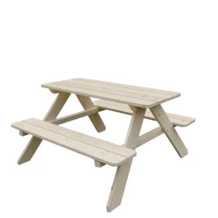 Kinder Picknick-Tisch, Nadelholz unbeh.89x90x51cm ^ Outlet