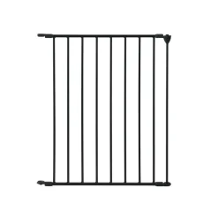Kindersicherheitsgitter "BEN" Metallschwarz, 71x278 cm ^ Dolle Hot