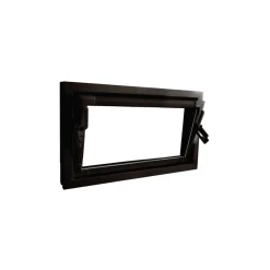 Kippfenster Q59 800 x 400 mm ISO Glas braun ^ New