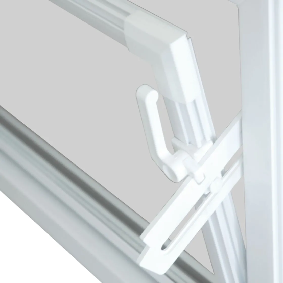 Kippfenster Q59 800 x 500 mm ISO Glas weiss ^ Best