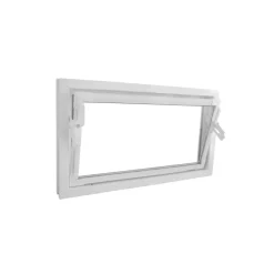 Kippfenster Q59 800 x 500 mm ISO Glas weiss ^ Best