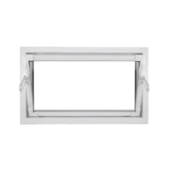 Kippfenster Q59 800 x 500 mm ISO Glas weiss ^ Best