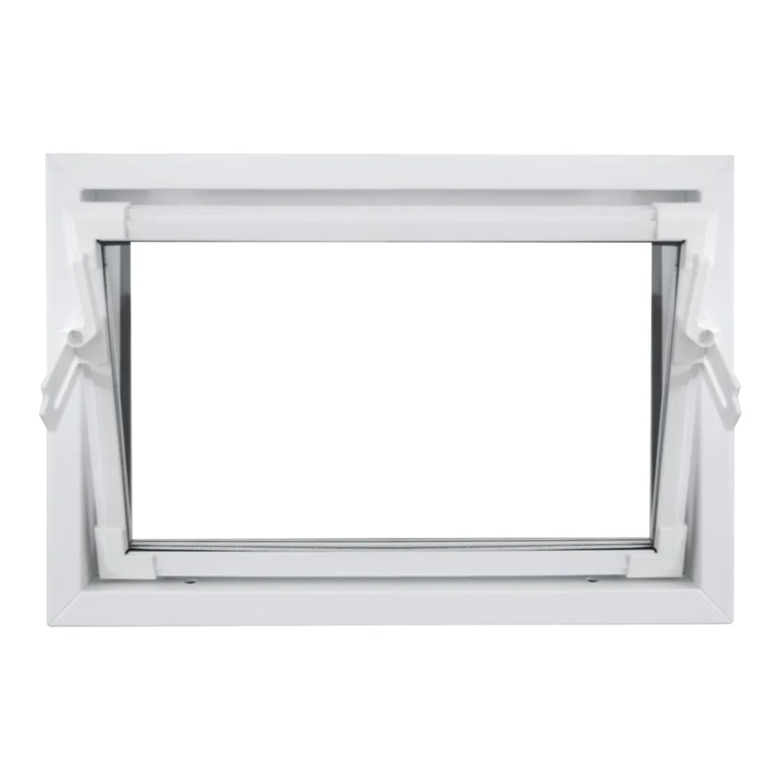 Kippfenster Q59 600x500mm ISO Glas weiss ^ Outlet