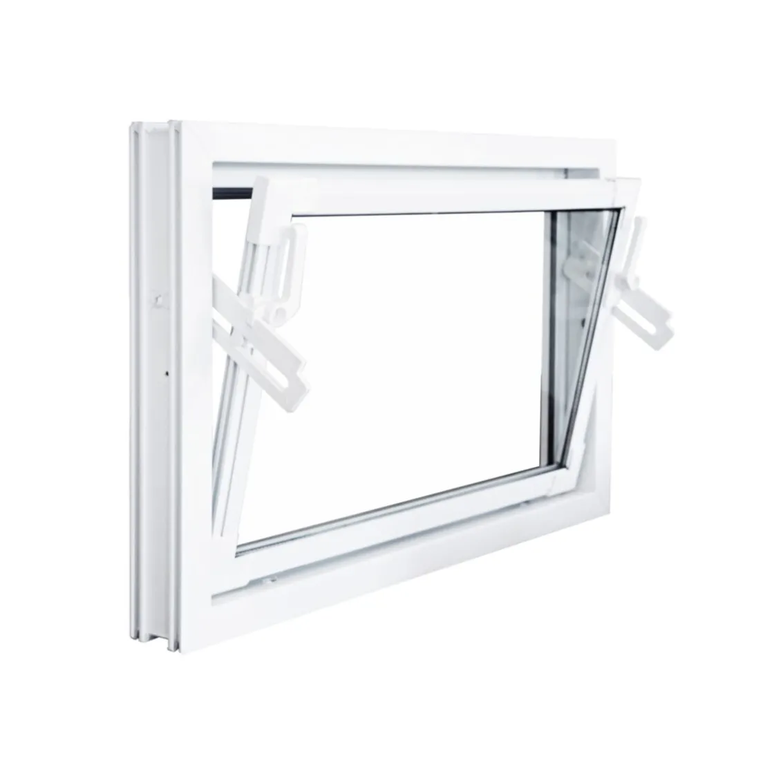 Kippfenster Q59 600x500mm ISO Glas weiss ^ Outlet