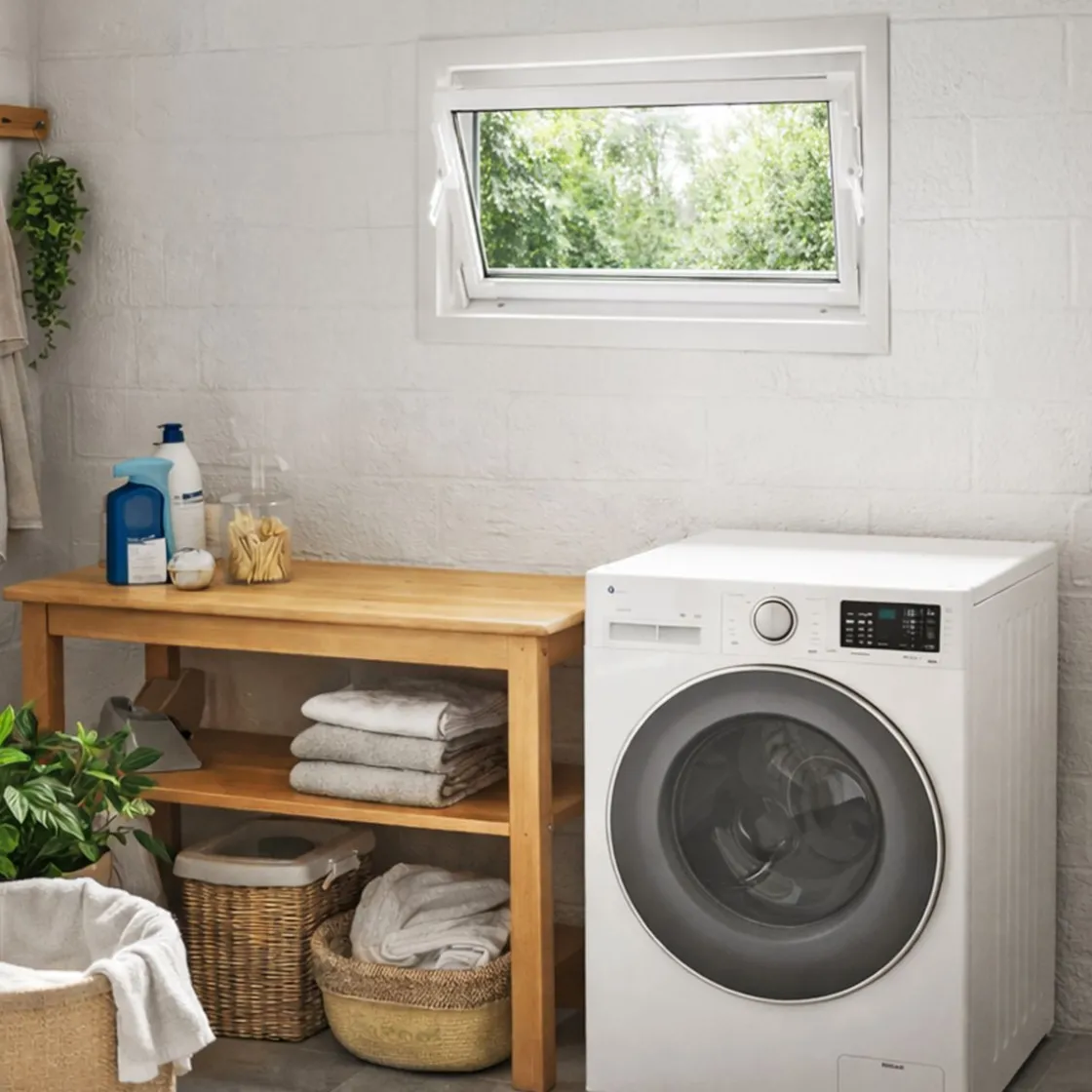 Kippfenster Q59 600x500mm ISO Glas weiss ^ Outlet