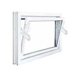 Kippfenster Q59 600x500mm ISO Glas weiss ^ Outlet