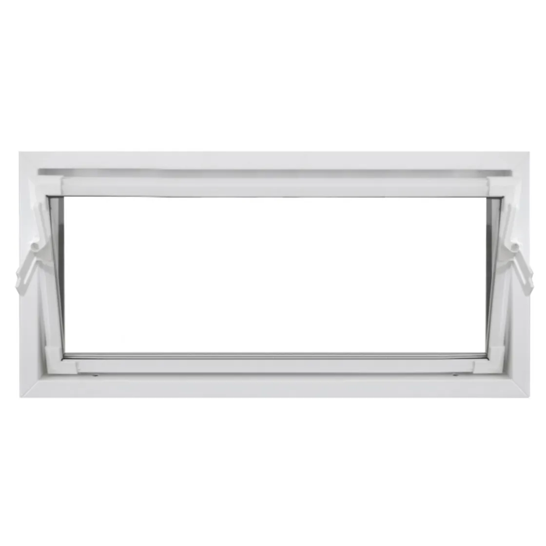 Kippfenster Q59 1000 x 500 mm ISO Glas weiss ^ Online