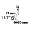 Wannen-Ab- und Überlaufgarnitur ECO-SAVE KS 1 1/2" ^ Kirchhoff Sale